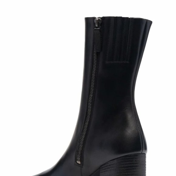 Marsèll square-toe mid-calf leather boots Size 39 - Picture 5 of 16